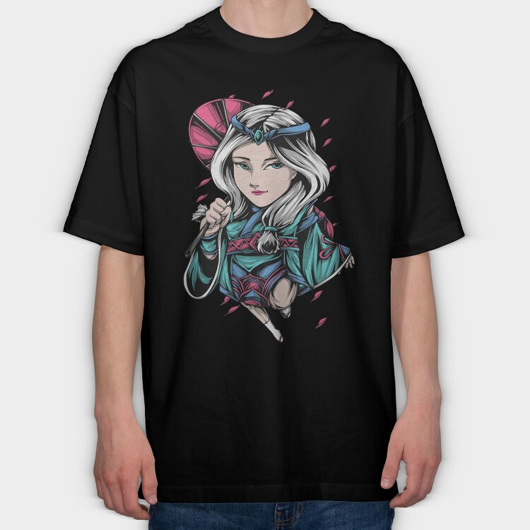 Silver Fox Warrior, Tricou Oversize Barbati (Unisex)