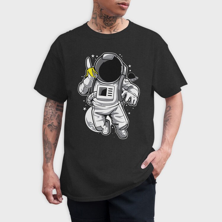 Space Banana, Tricou Barbati (Unisex)