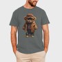 Vintage Teddy Bear, Tricou Barbati (Unisex)