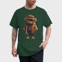 Vintage Teddy Bear, Tricou Barbati (Unisex)