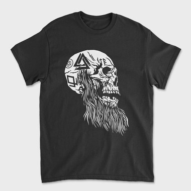 Tricou Barbati (Unisex), Viking Skull