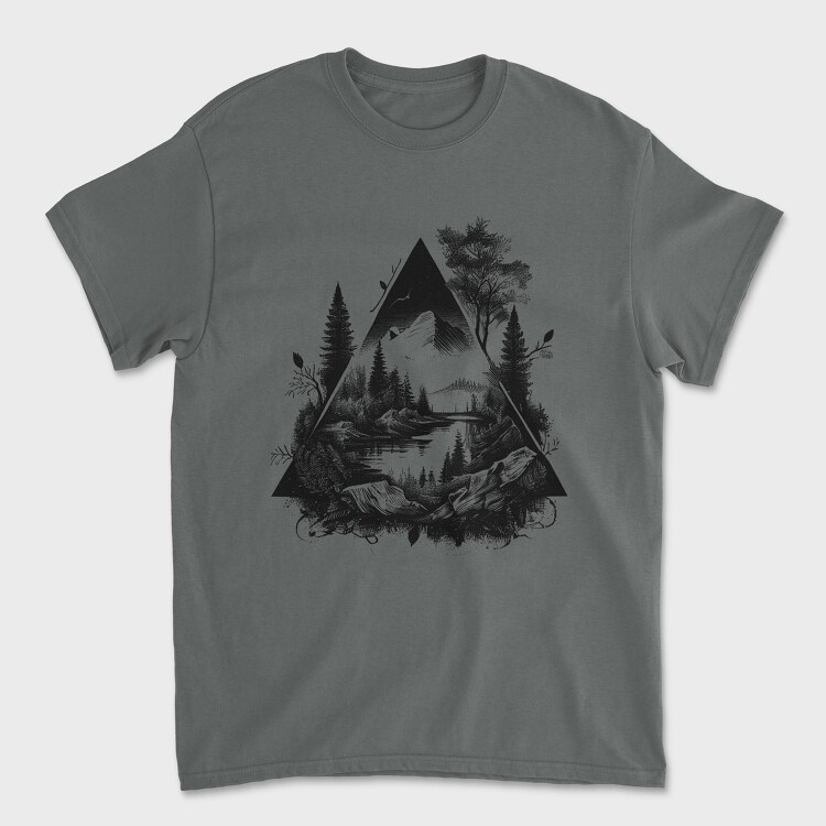 Tricou Barbati (Unisex), Landscape Triangle