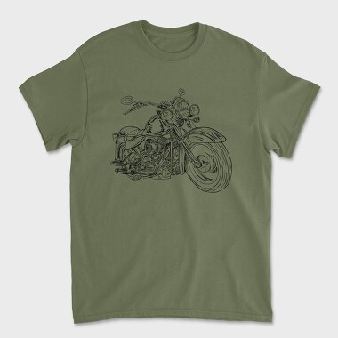 Tricou Barbati (Unisex), Harley Motorcycle