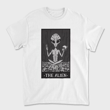 The Alien Tarot Card, Tricou Barbati (Unisex)