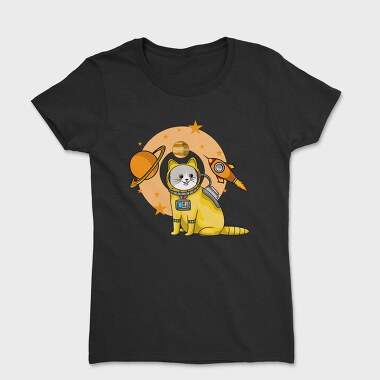 Astronaut Cat, Tricou Femei