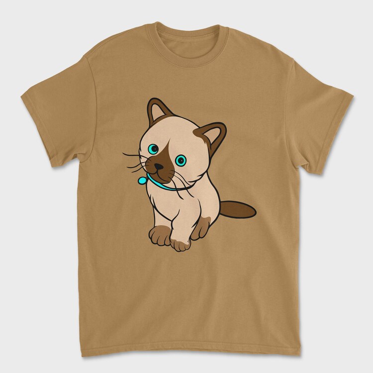 Blue Eyes Cat, Tricou Barbati (Unisex)