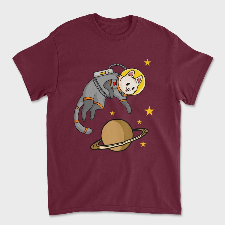 Cat in Space, Tricou Barbati (Unisex)