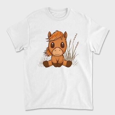 Tricou Barbati (Unisex), Cute Horse