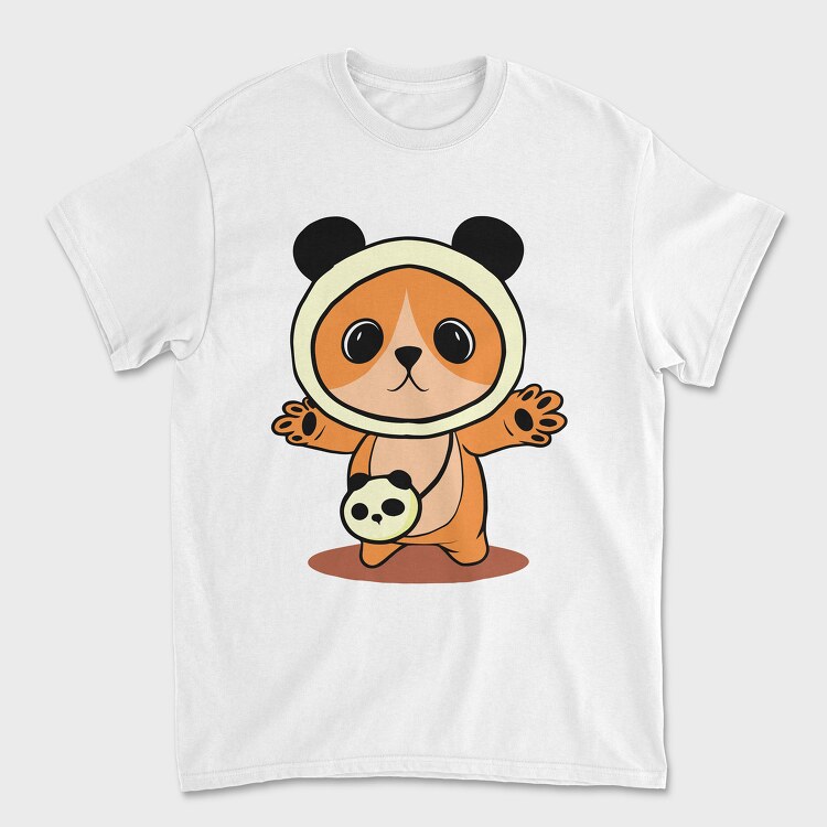 Cute Panda Costume, Tricou Barbati (Unisex)