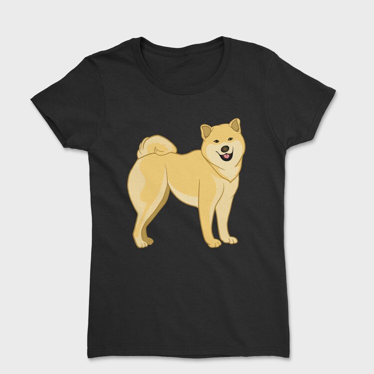 Tricou Femei, Dog Drawing 1