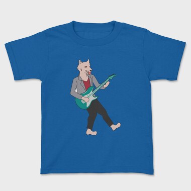 Dog Playing Guitar 10, Tricou Copii