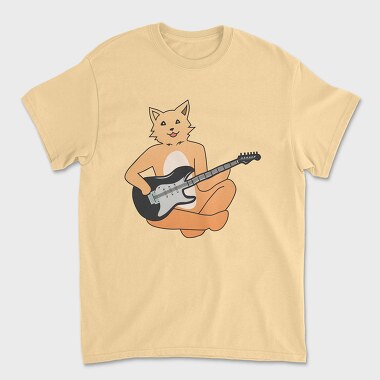 Dog Playing Guitar 12, Tricou Barbati (Unisex)