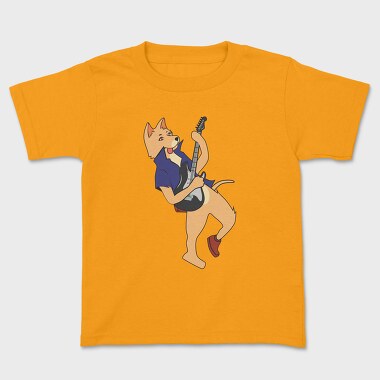 Dog Playing Guitar 3, Tricou Copii