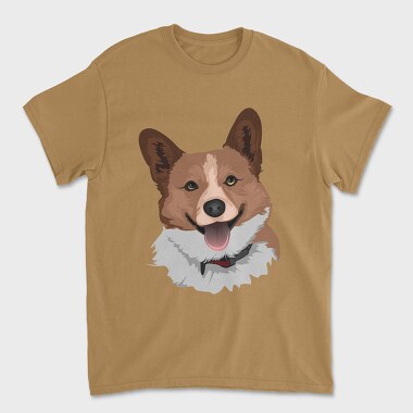 Dog Portrait 1, Tricou Barbati (Unisex)