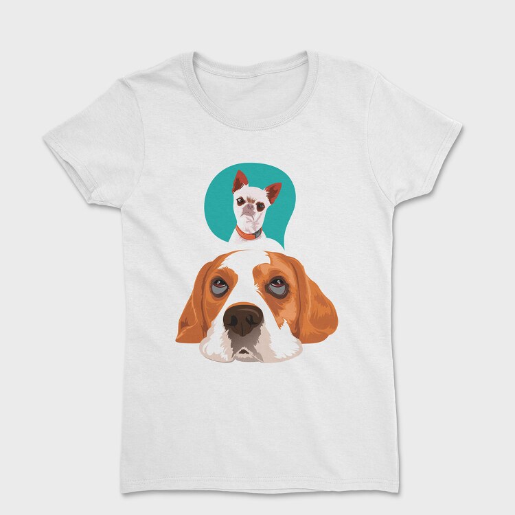 Tricou Femei, Dog Portrait