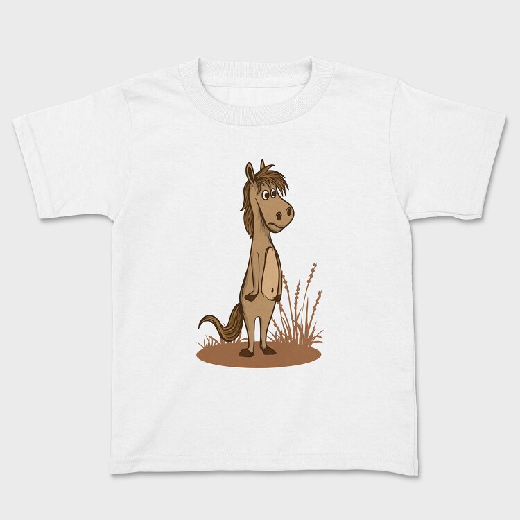 Horse Cartoon, Tricou Copii