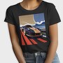 Retro Supercar in Vintage, Tricou Femei