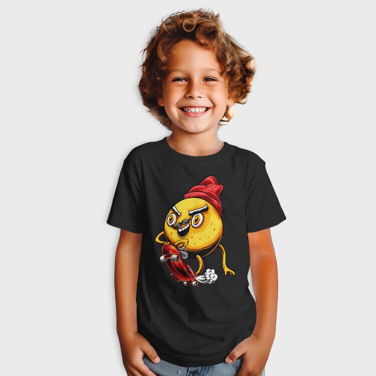 Skateboard Emoji, Tricou Copii