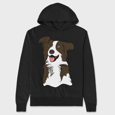 Dog Portrait 2, Hanorac Oversize Barbati (Unisex)