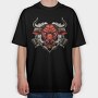 Bull Engine Roar, Tricou Oversize Barbati (Unisex)