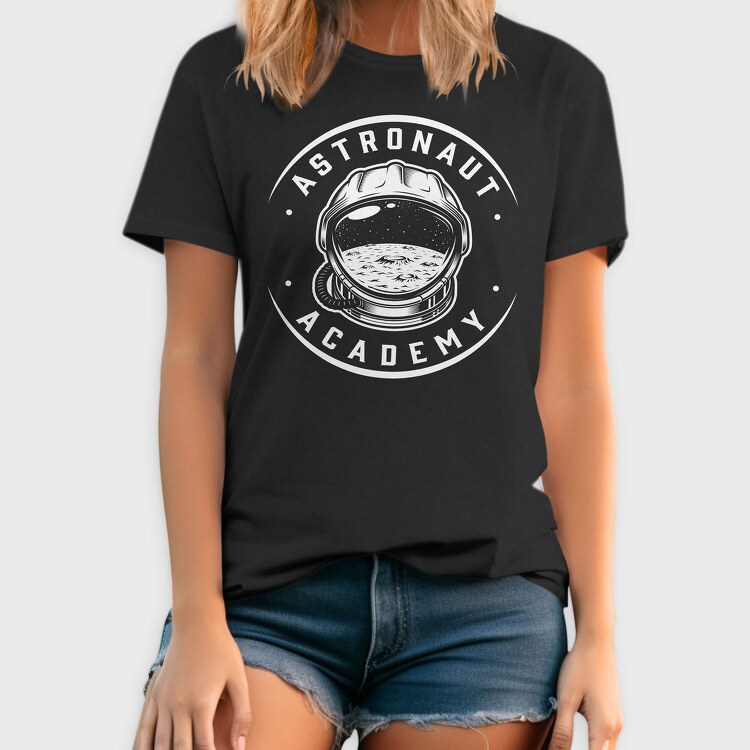 Space Helmet Moon, Tricou Barbati (Unisex)
