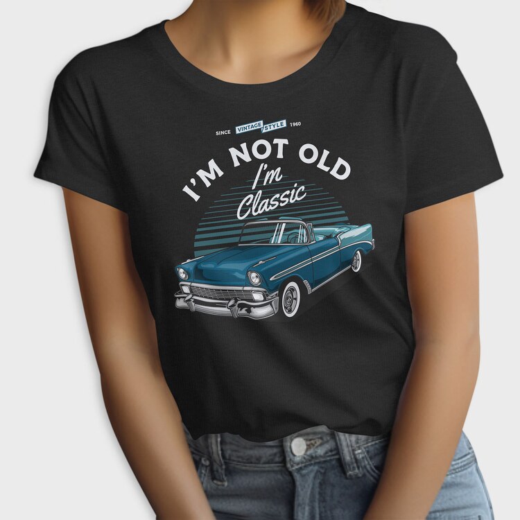 1956 chevy bel air convertible 2, Tricou Femei