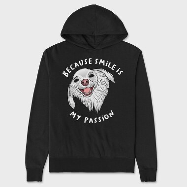 Because Smile Is My Passion, Hanorac Oversize Barbati (Unisex)