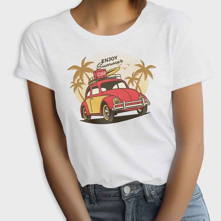 1956 Volkswagen Beetle, Tricou Femei