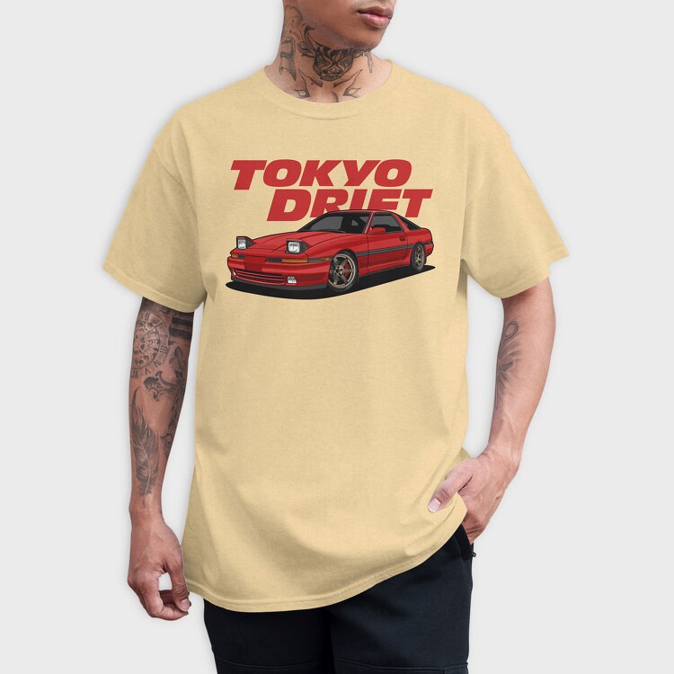 Tokyo Drift, Tricou Barbati (Unisex)