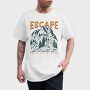 Escape Cabin Mountain, Tricou Barbati (Unisex)