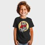 Skateboarding Skull Santa, Tricou Copii