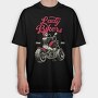 Lady Bikers Since 1985, Tricou Oversize Barbati (Unisex)