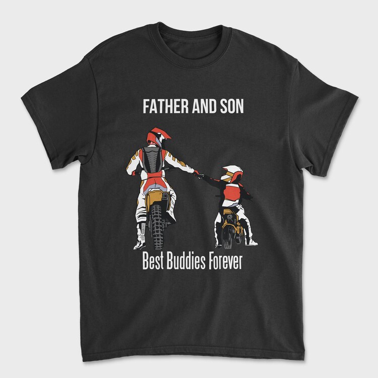 Father And Son Enduro, Tricou Barbati (Unisex)