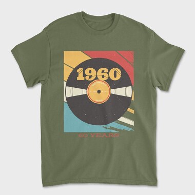 Tricou Barbati (Unisex), Vynil 60's