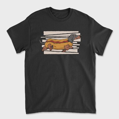 Tricou Barbati (Unisex), Hot Dog