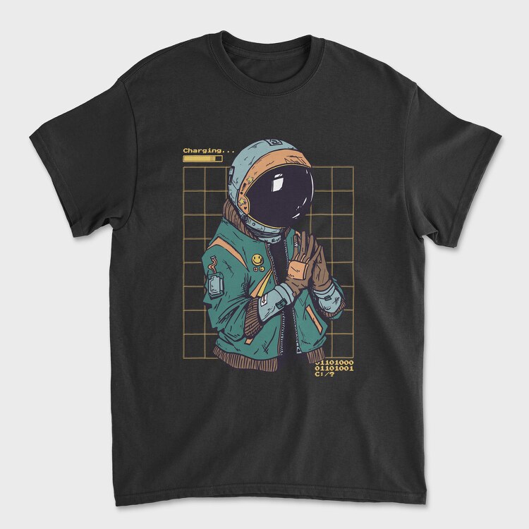 Cyber Punk Astronaut, Tricou Barbati (Unisex)