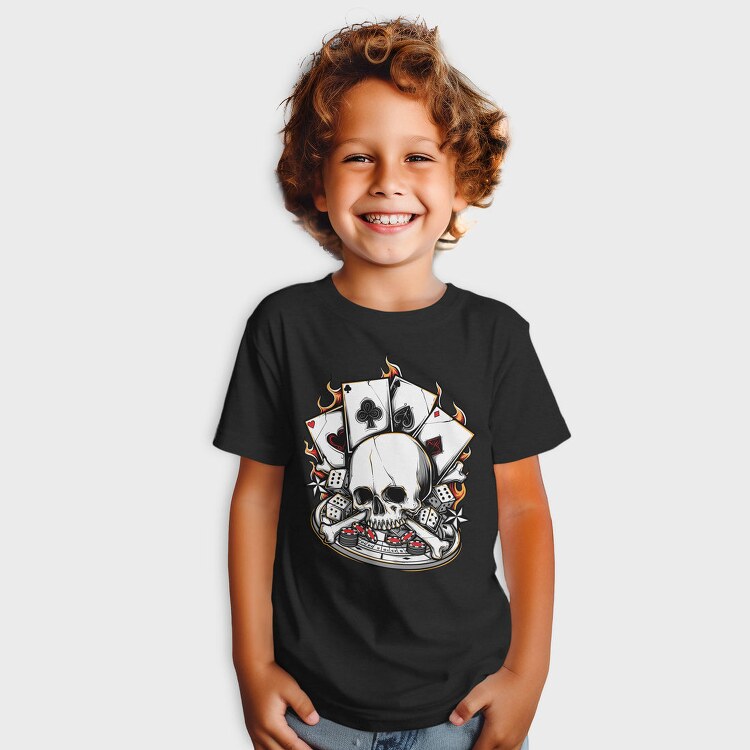 Poker Skull Bones, Tricou Copii