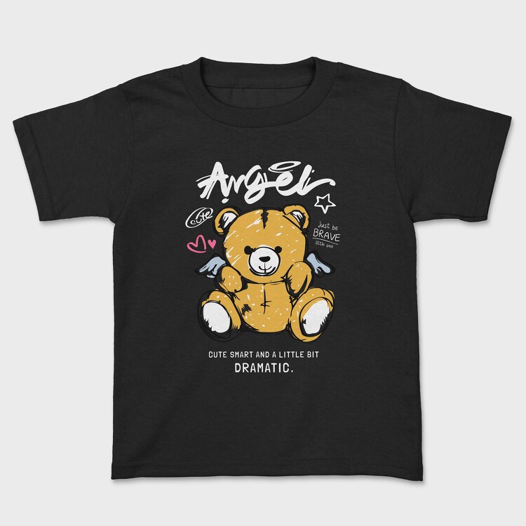 Cute Smart Dramatic Teddy, Tricou Copii