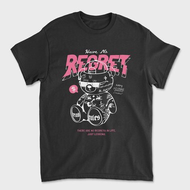 Regret Teddy Bear, Tricou Barbati (Unisex)