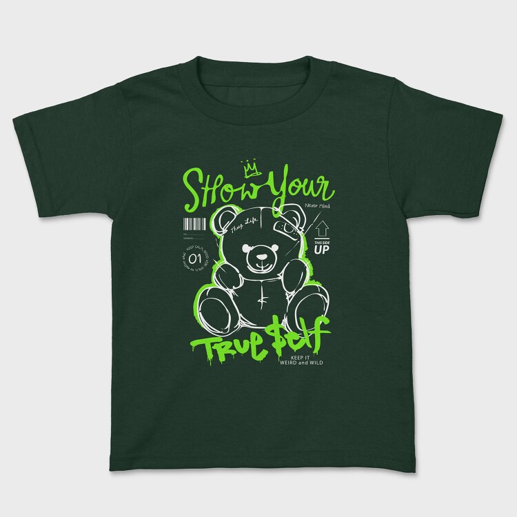 Show Your True Self Teddy Bear, Tricou Copii