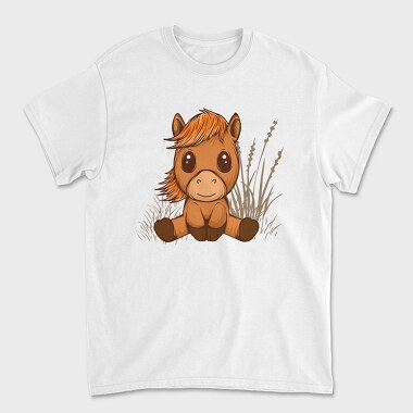 Cute Horse, Tricou Barbati (Unisex)