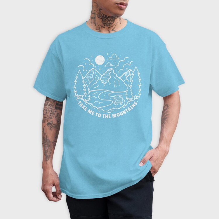 Mountains Rute, Tricou Barbati (Unisex)