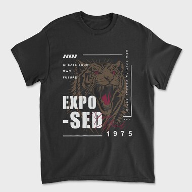 Exposed Tiger, Tricou Barbati (Unisex)