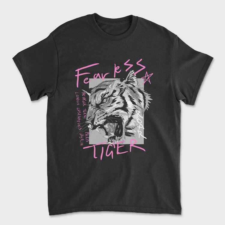 Fearless Tiger, Tricou Barbati (Unisex)