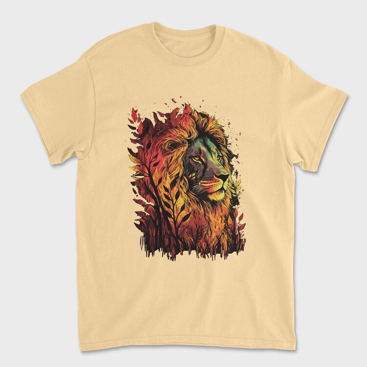 Gold Lion, Tricou Barbati (Unisex)