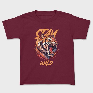 Stay Wild Tiger, Tricou Copii