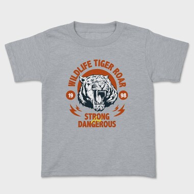 Wildlife Tiger Roar, Tricou Copii