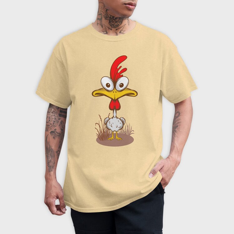 Funny Chicken, Tricou Barbati (Unisex)