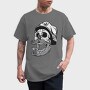 Marine Skull, Tricou Barbati (Unisex)