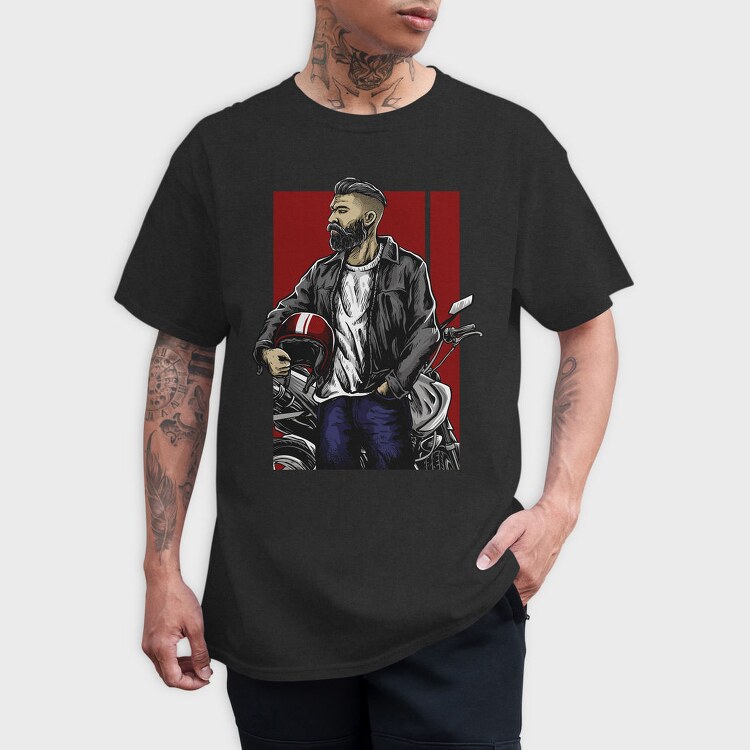 Punisher Rider, Tricou Barbati (Unisex)